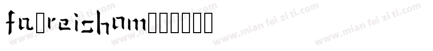 FA-ReishoM字体转换