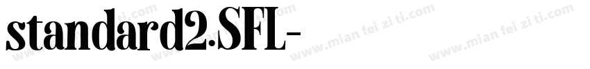 standard2.SFL字体转换