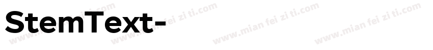 StemText字体转换