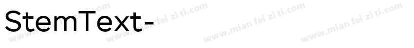 StemText字体转换