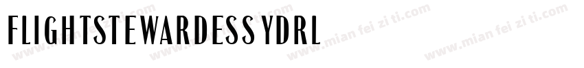 FlightStewardess-YdrL字体转换