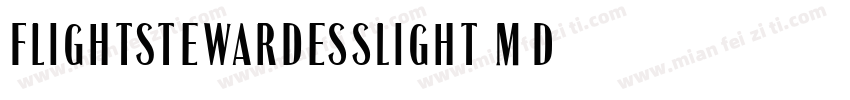 FlightStewardessLight-7M5D字体转换