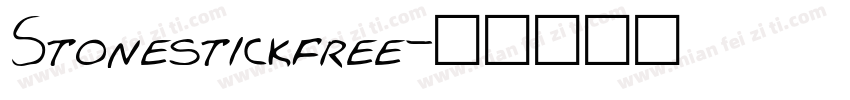 Stonestickfree字体转换