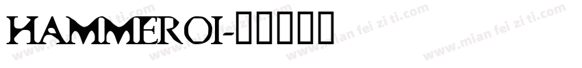 HAMMEROI字体转换