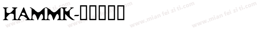 HAMMK字体转换