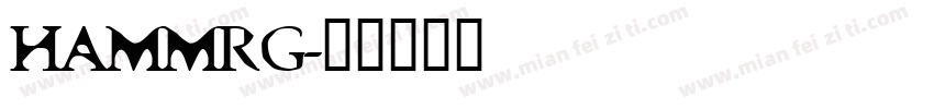 HAMMRG字体转换
