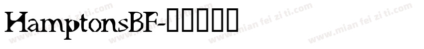 HamptonsBF字体转换
