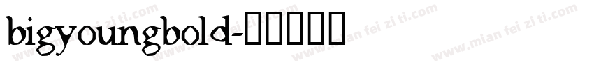 bigyoungbold字体转换