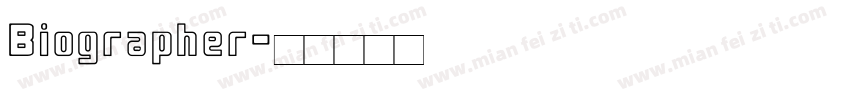 Biographer字体转换