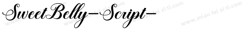SweetBelly-Script字体转换