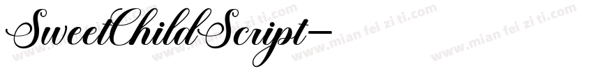 SweetChildScript字体转换