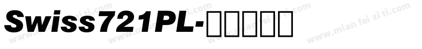 Swiss721PL字体转换