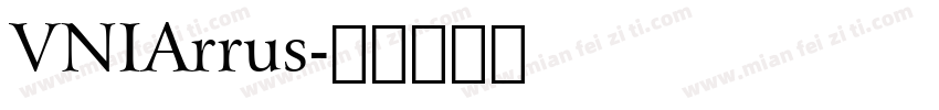 VNIArrus字体转换