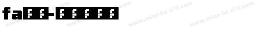 fa方正字体转换