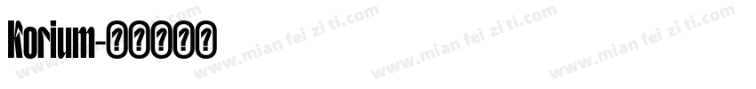 Korium字体转换