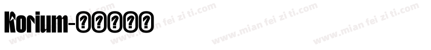 Korium字体转换