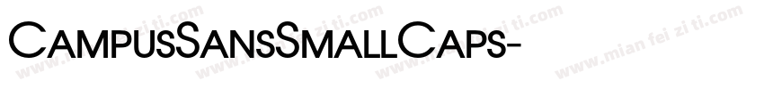 CampusSansSmallCaps字体转换