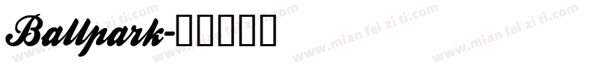 Ballpark字体转换