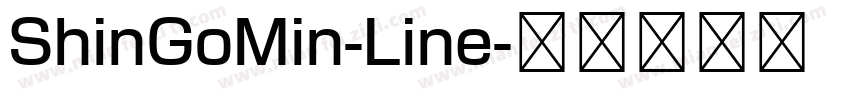 ShinGoMin-Line字体转换