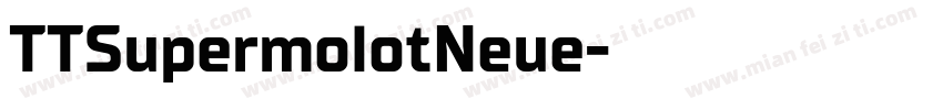 TTSupermolotNeue字体转换