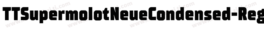 TTSupermolotNeueCondensed-Reg字体转换
