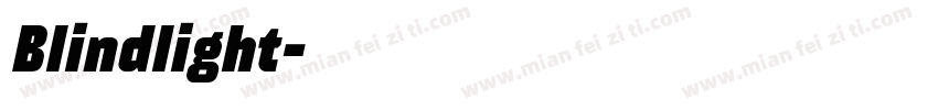 Blindlight字体转换