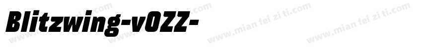 Blitzwing-vOZZ字体转换