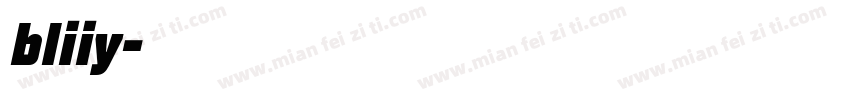 bliiy字体转换