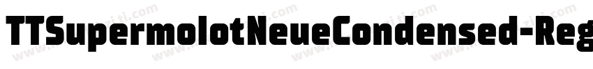 TTSupermolotNeueCondensed-Reg字体转换