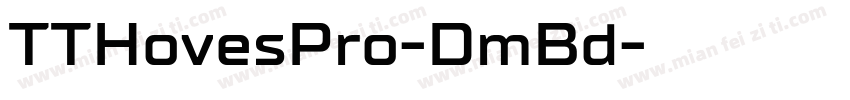 TTHovesPro-DmBd字体转换