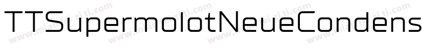 TTSupermolotNeueCondensed-Reg字体转换