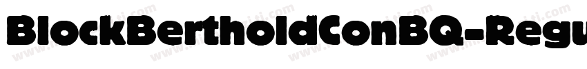 BlockBertholdConBQ-Regular字体转换