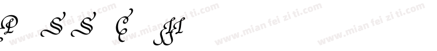 PoeticaSuppSwashCapitalsII字体转换