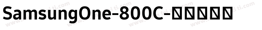 SamsungOne-800C字体转换