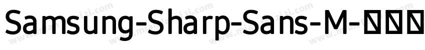 Samsung-Sharp-Sans-M字体转换