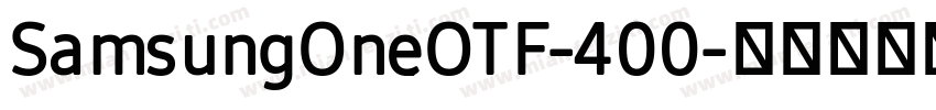 SamsungOneOTF-400字体转换