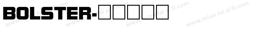 BOLSTER字体转换