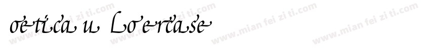 PoeticaSuppLowercase字体转换
