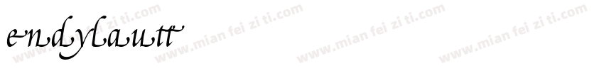 endylautt字体转换