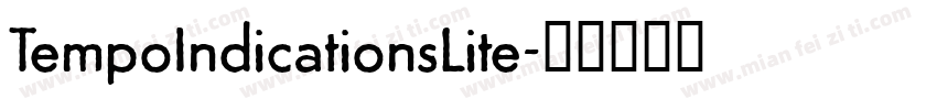 TempoIndicationsLite字体转换