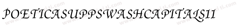 PoeticaSuppSwashCapitalsII字体转换