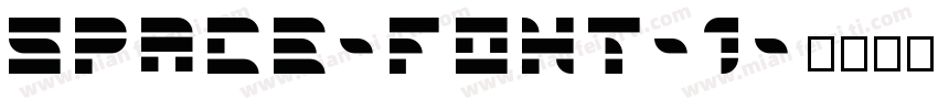space-font-1字体转换
