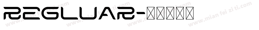 regluar字体转换