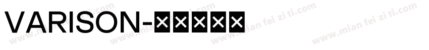 VARISON字体转换