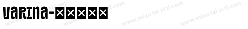 Varina字体转换