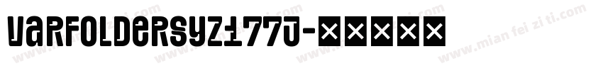 varfoldersyz177j字体转换