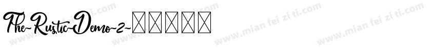 The-Rustic-Demo-2字体转换