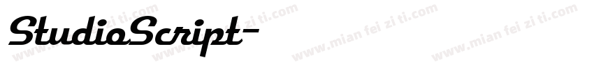 StudioScript字体转换
