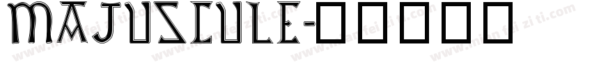 majuscule字体转换