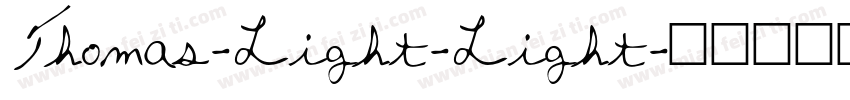Thomas-Light-Light字体转换